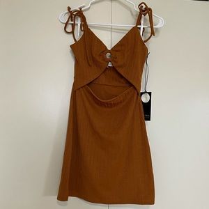 Privacy Please Mini Dress Cutout Front NWT Revolve Size Small